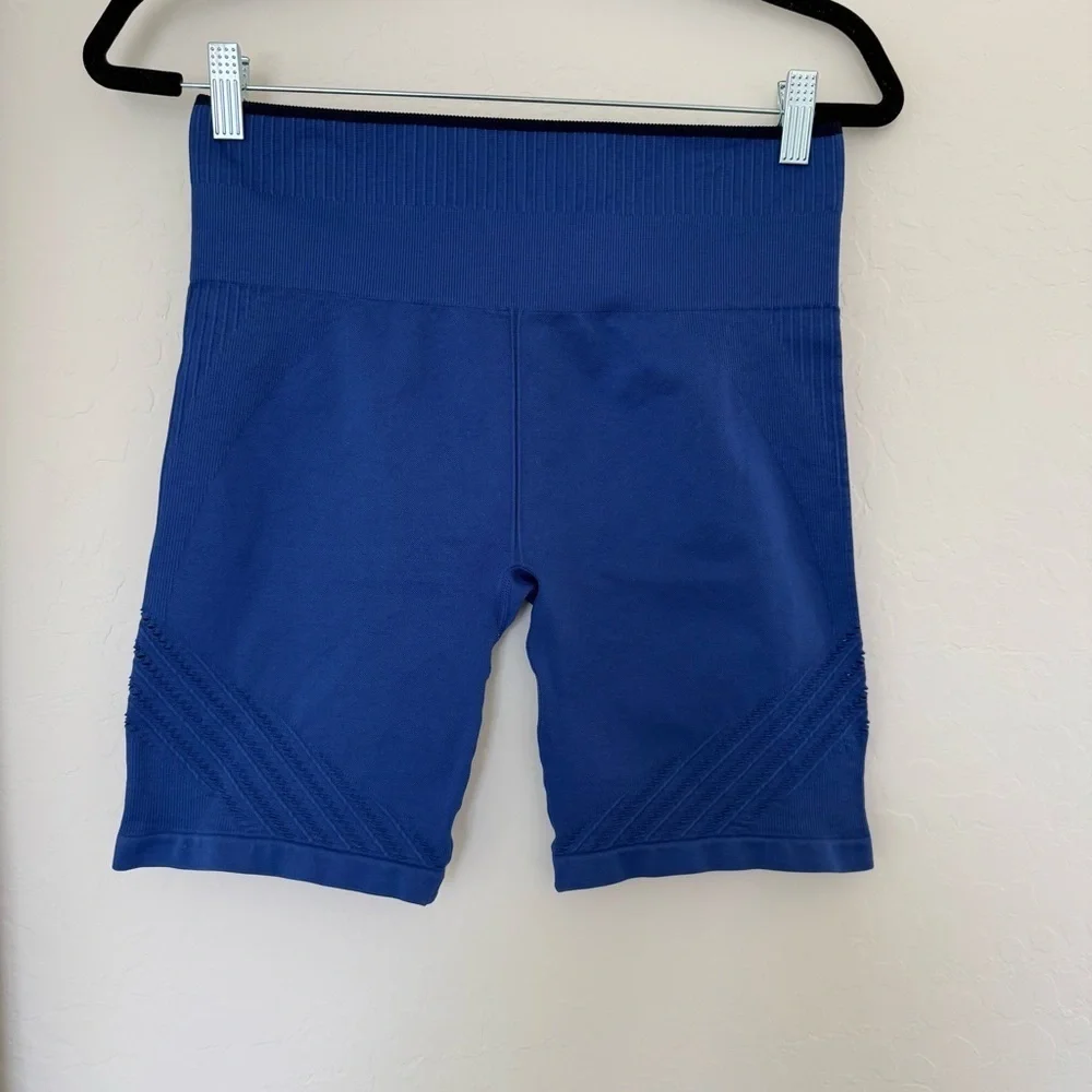 Ryka Women’s Athletic Bike Shorts Stretch Workout Yoga Gym Pants Blue Activewear